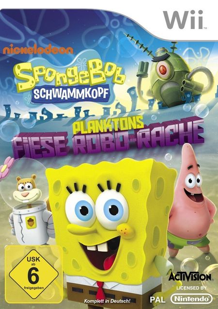 Spongebob Schwammkopf: Planktons fiese Robo-Rache (Wii) - Der Packshot