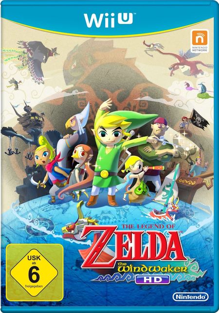 Legend of Zelda: the Wind Waker HD (Wii U) - Der Packshot