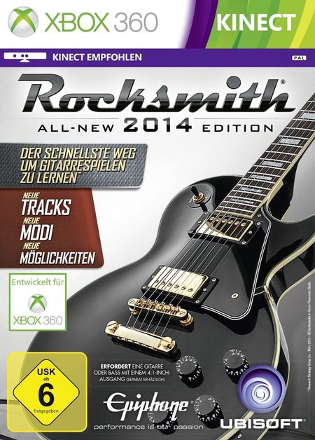Rocksmith 2014 Edition (mit Kabel) (Xbox 360) - Der Packshot