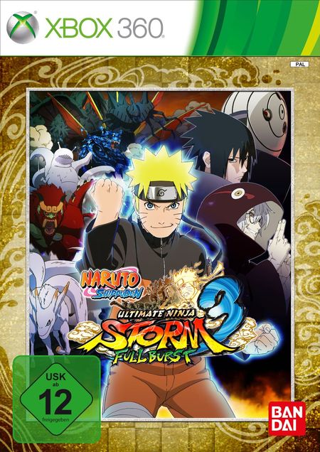 Naruto Shippuden: Ultimate Ninja Storm 3 - Full Burst (Xbox 360) - Der Packshot