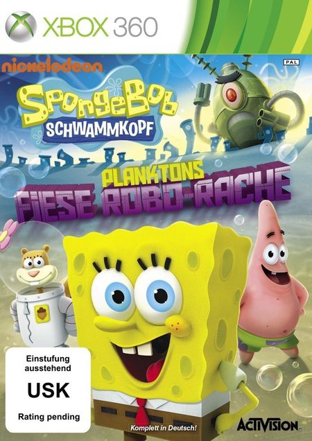 Spongebob Schwammkopf: Planktons fiese Robo-Rache (Xbox 360) - Der Packshot