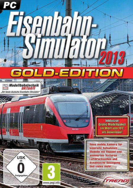 Eisenbahn-Simulator - Gold Edition (PC) - Der Packshot