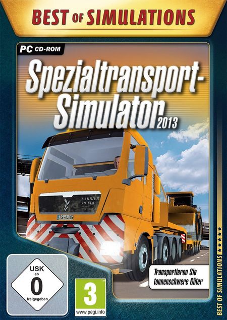 Best of Simulations: Spezialtransport-Simulator 2013 (PC) - Der Packshot