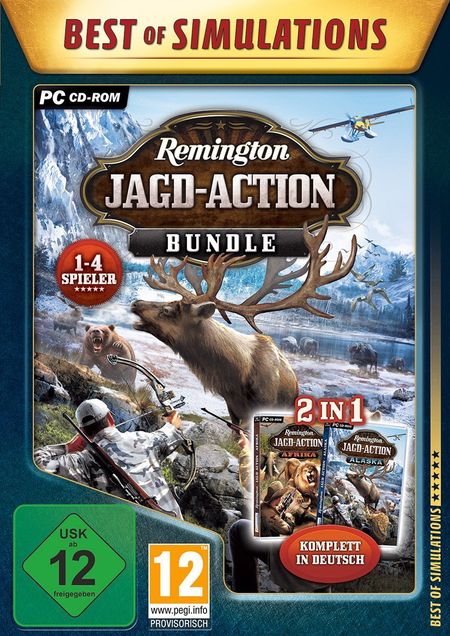 Best of Simulations: Remington Jagd-Action Afrika & Alaska Bundle (PC) - Der Packshot