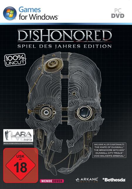 Dishonored - Spiel des Jahres Edition (PC) - Der Packshot