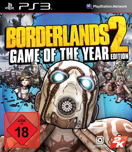 Borderlands 2 - Game of the Year Edition (PS3) - Der Packshot