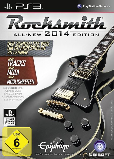 Rocksmith 2014 - Edition mit Kabel (PS3) - Der Packshot