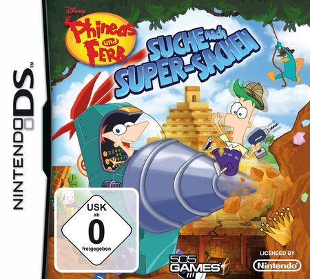 Phineas & Ferb: Suche nach Super-Sachen (DS) - Der Packshot