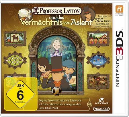Professor Layton und das Vermächtnis von Aslant (3DS) - Der Packshot