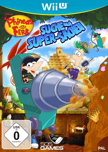 Phineas & Ferb: Suche nach Super-Sachen (Wii U) - Der Packshot