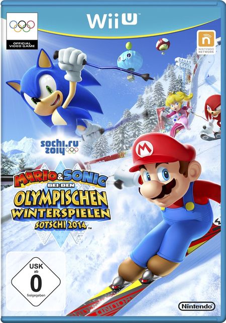 Mario & Sonic bei den Olympischen Winterspielen: Sotschi 2014 (Wii U) - Der Packshot
