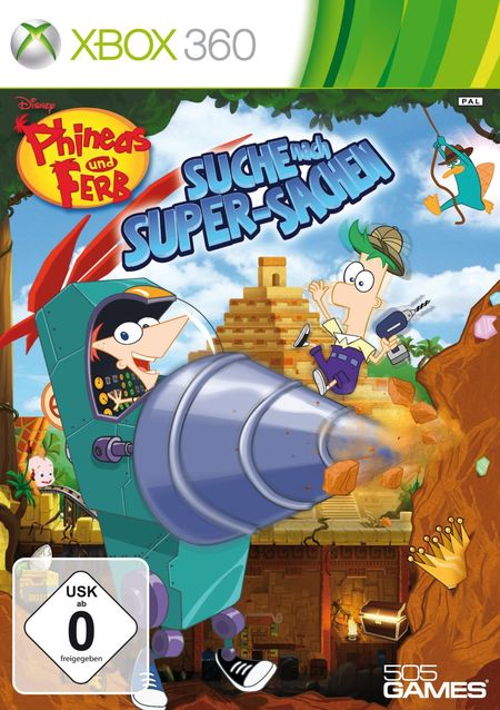 Phineas & Ferb: Suche nach Super-Sachen (Xbox 360) - Der Packshot