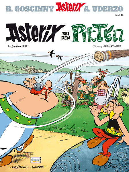 Asterix 35: Asterix bei den Pikten - Das Cover