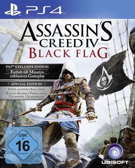 Assassin's Creed 4: Black Flag - Special Edition (PS4) - Der Packshot