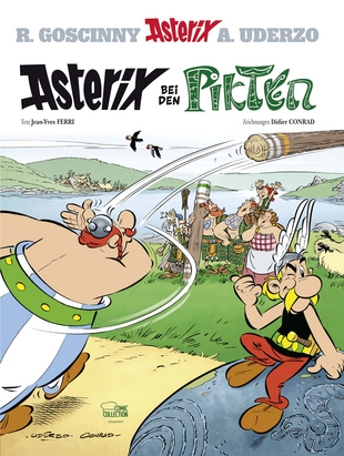 Asterix 35: bei den Pikten - Das Cover