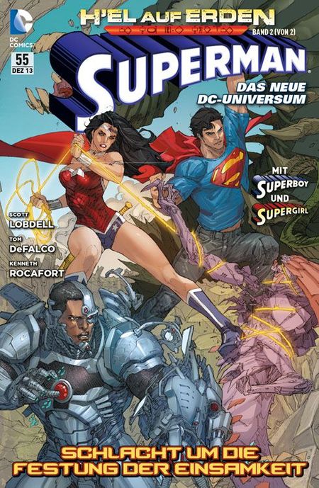 Superman Sonderband 55: Hel auf Erden II - Das Cover