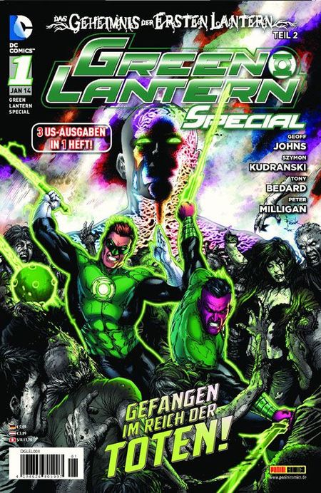Green Lantern Special 1: Das Geheimnis Der Ersten Lantern - Das Cover