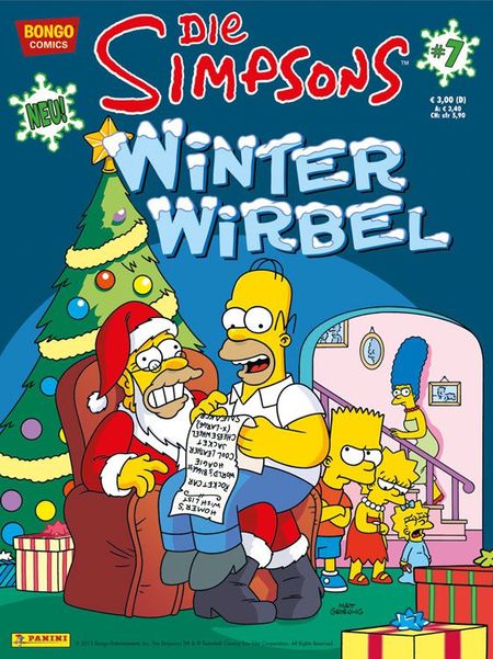 Simpsons Winter Wirbel 7 - Das Cover