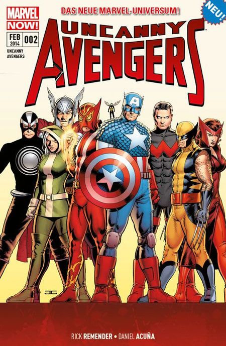Uncanny Avengers 2 - Das Cover