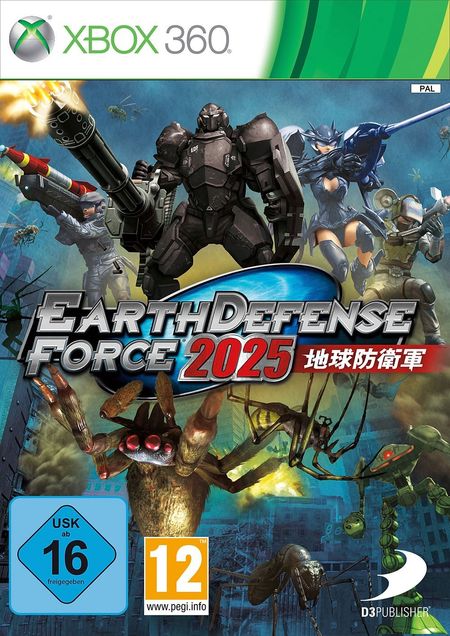 Earth Defense Force 2025 (Xbox 360) - Der Packshot