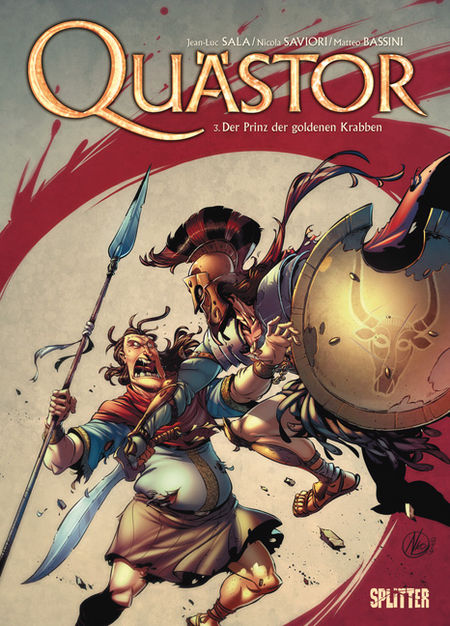 Quästor 3: Der Prinz und die goldenen Krabben - Das Cover