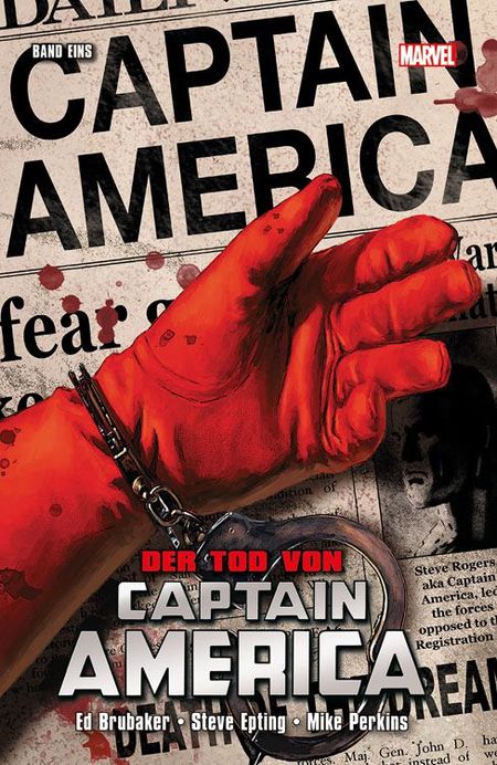 Captain America: Der Tod von Captain America 1 HC - Das Cover