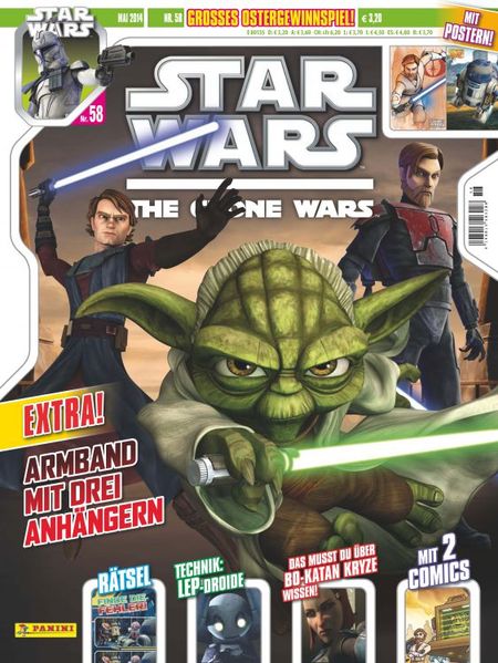 Star Wars Clone Wars Magazin 58  - Das Cover
