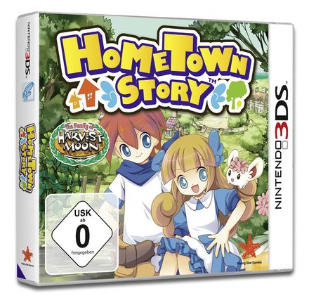 Hometown Story - The Family of Harvest Moon (3DS)  - Der Packshot