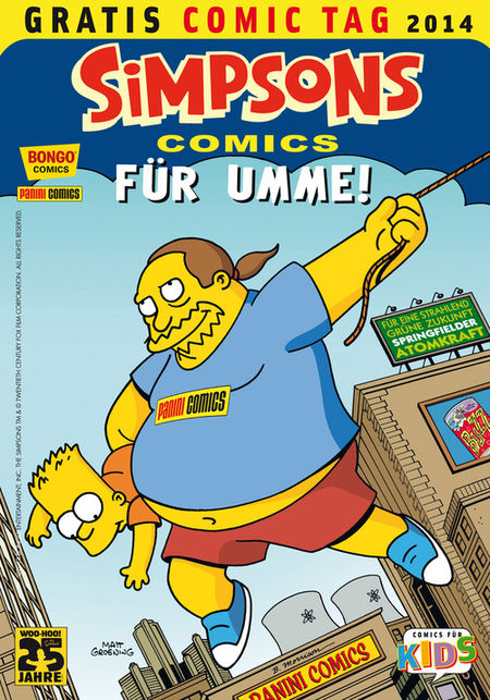 Simpsons Comics für umme - Gratis Comic Tag 2014 - Das Cover