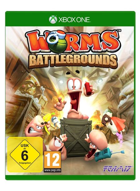 Worms Battlegrounds (Xbox One) - Der Packshot