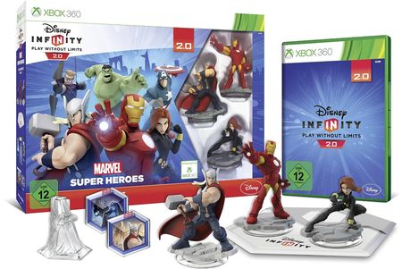 Disney Infinity 2.0: Marvel Super Heroes Starter-Set (Xbox 360) - Der Packshot