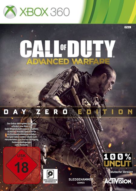 Call of Duty: Advanced Warfare (Xbox 360) - Der Packshot
