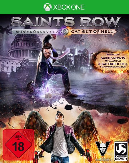 Saints Row IV Re-elected + Gat Out of Hell (Xbox One) - Der Packshot