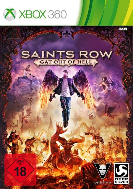 Saints Row Gat Out of Hell (Xbox 360) - Der Packshot