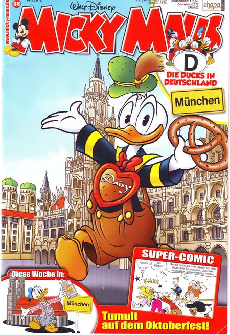 Micky Maus 38/2012 - Das Cover