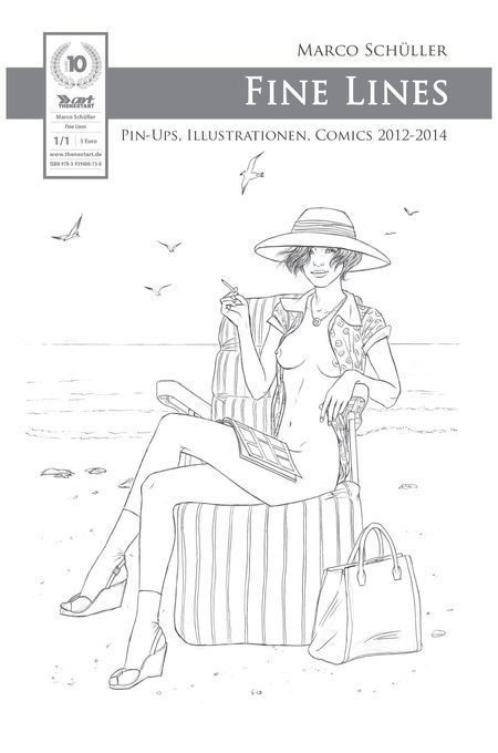 Fine Lines Pin-Ups, Illustrationen, Comics 2012-2014 - Das Cover