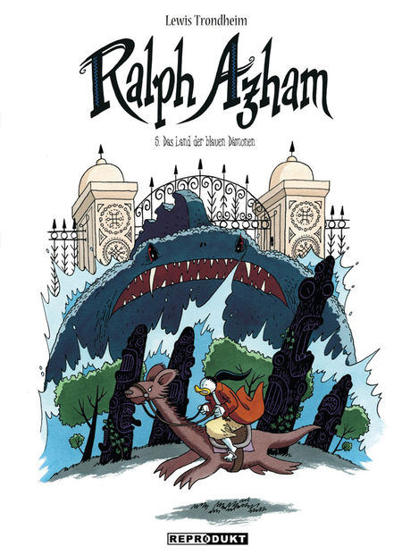 Ralph Azham 5: Ralph Azham 5 – Das Land der blauen Dämonen  - Das Cover
