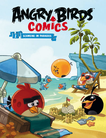 Angry Birds 2: Angry Birds Comicband 2 - Hardcover Schweine im Paradies - Das Cover