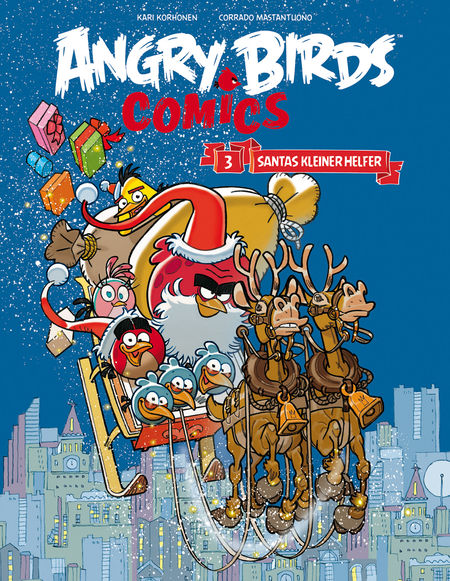 Angry Birds 3: Angry Birds Comicband 3 - Hardcover Santas kleiner Helfer - Das Cover
