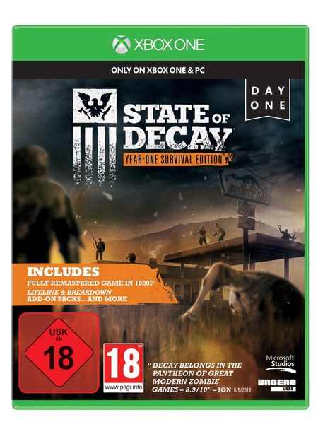 State of Decay (Xbox One) - Der Packshot
