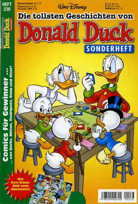 Donald Duck Sonderheft 238 - Das Cover