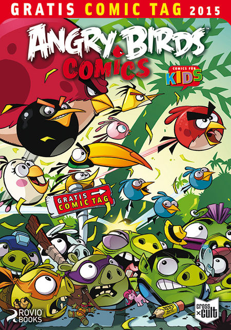 Angry Birds Comics - Gratis Comic Tag 2015 - Das Cover