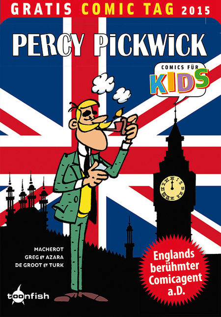 Percy Pickwick - Gratis Comic Tag 2015 - Das Cover