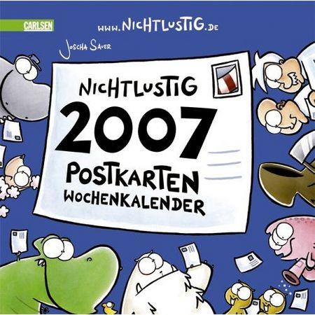 Nicht Lustig Postkarten Wochenkalender 2007 - Das Cover