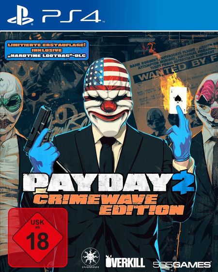 Payday 2 - Crimewave Edition (PS4) - Der Packshot