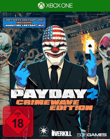 Payday 2 - Crimewave Edition (Xbox One) - Der Packshot