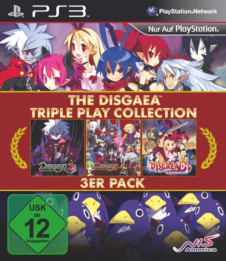 DISGAEA - Triple Play Collection (Disgaea 2: A Brither Darkness / Disgaea 3 / Disgaea 4) - Der Packshot