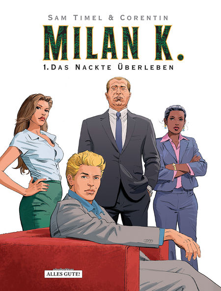 Milan K. 1: Das nackte Überleben - Das Cover