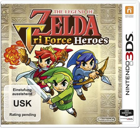 The Legend of Zelda: TriForce Heroes (3DS) - Der Packshot