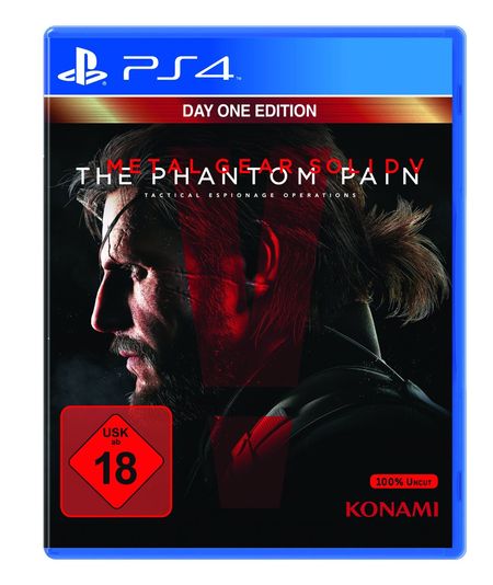Metal Gear Solid V: The Phantom Pain - Day One Edition (PS4) - Der Packshot